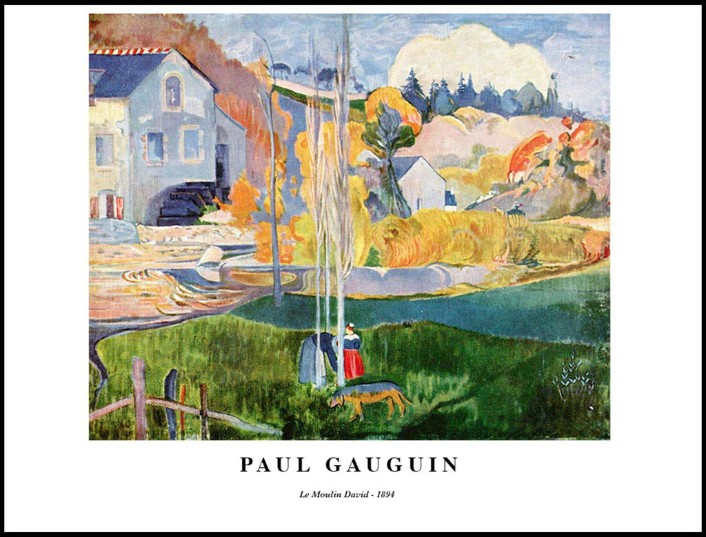 "Paul Gauguin - Le Moulin David Poster"