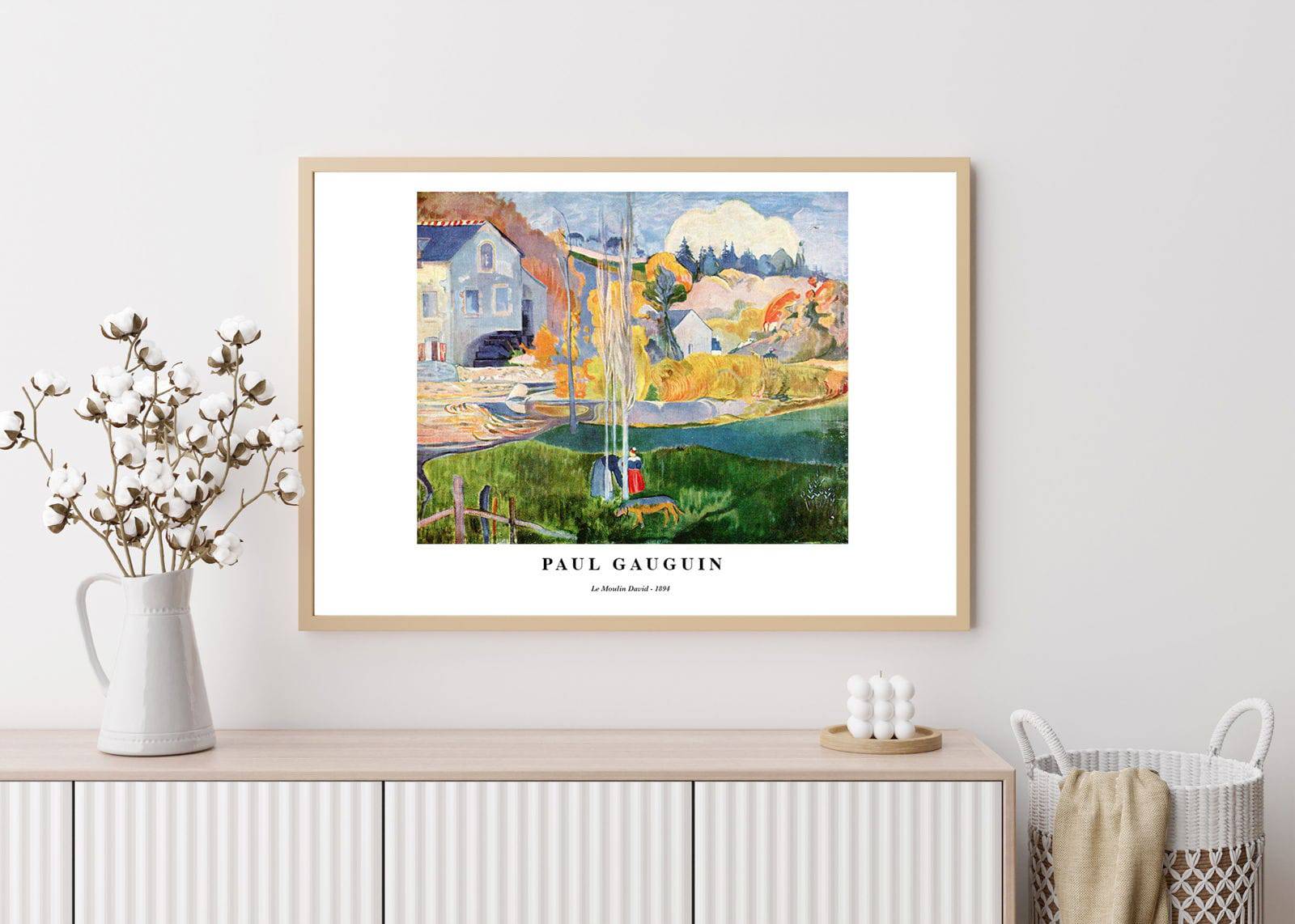 "Paul Gauguin - Le Moulin David Poster"
