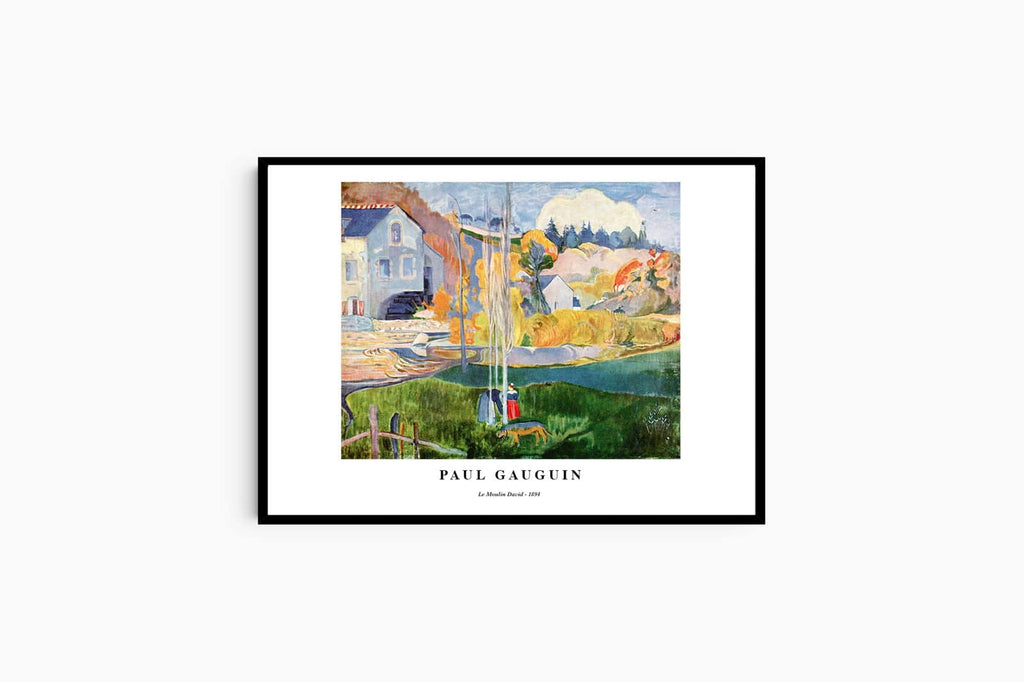 "Paul Gauguin - Le Moulin David Poster"