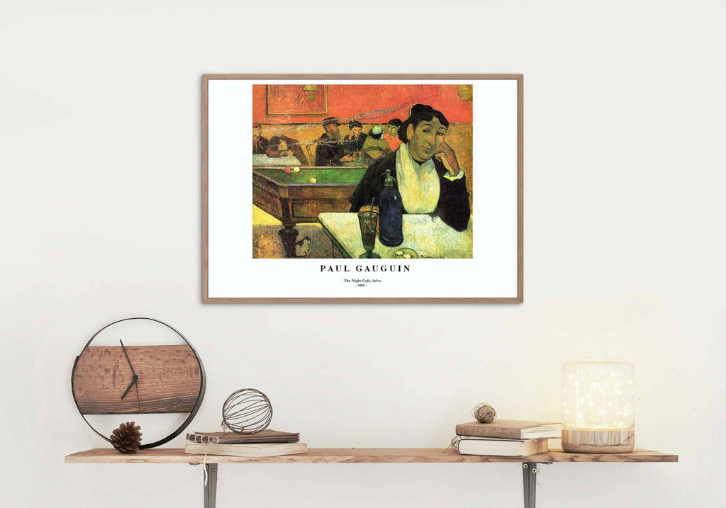 "Paul Gauguin - The Night Cafe Arles Poster"