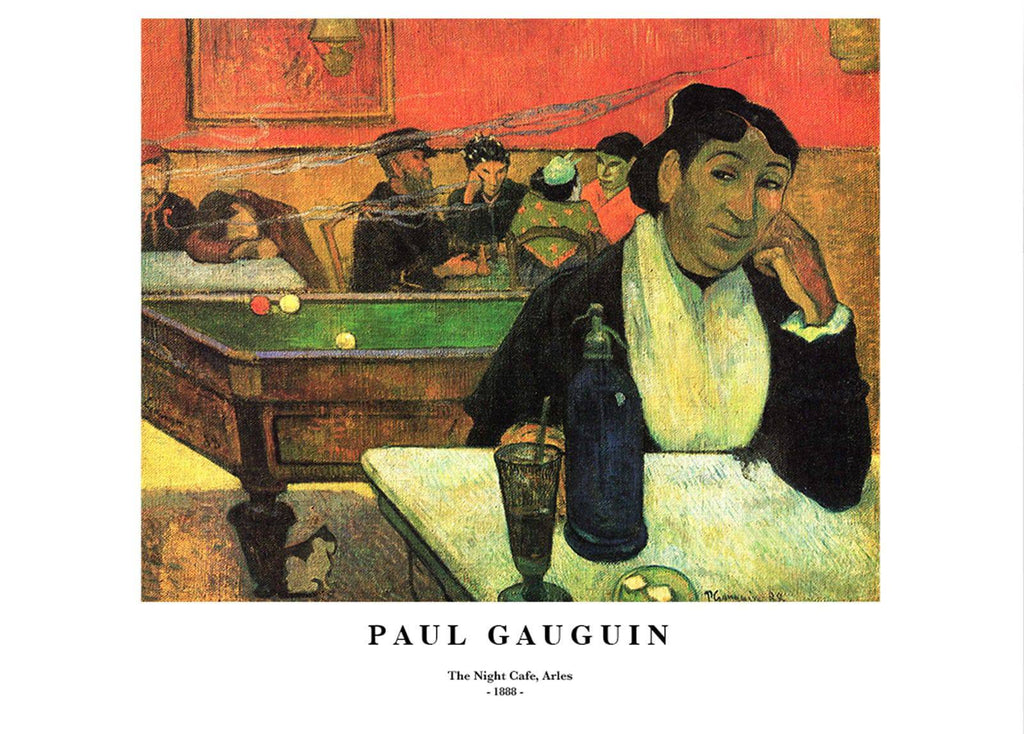 "Paul Gauguin - The Night Cafe Arles Poster"
