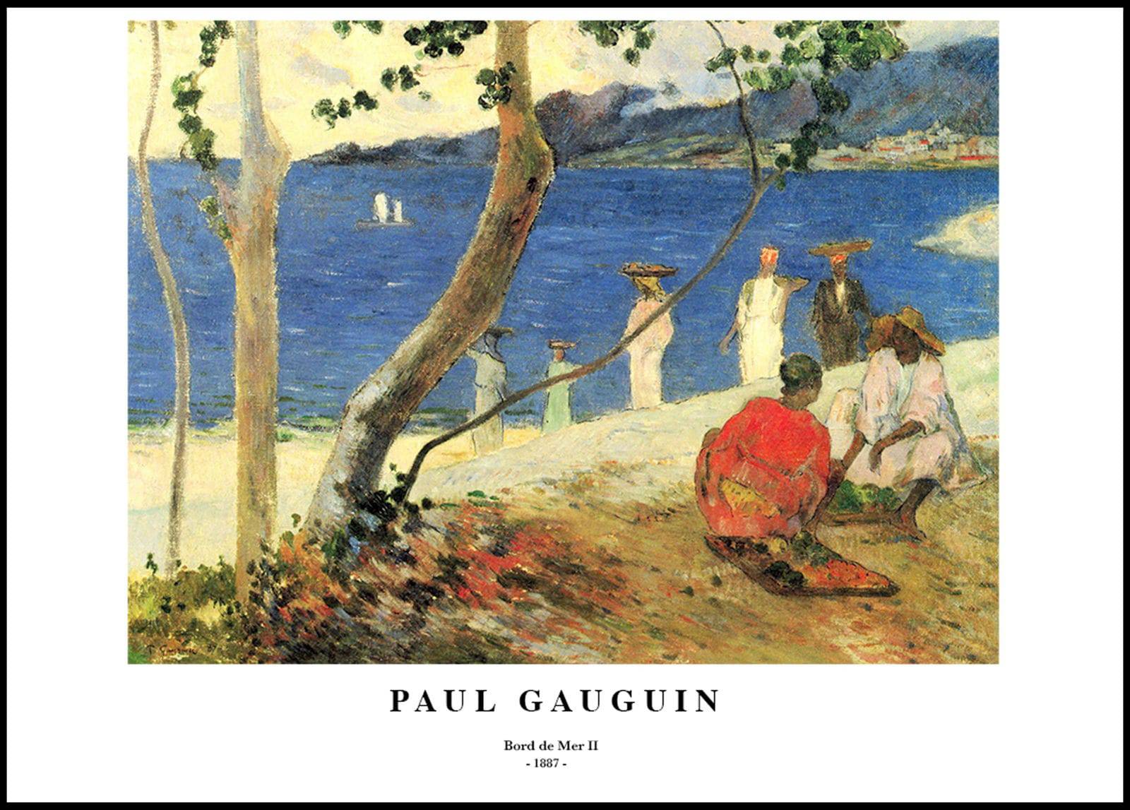 "Paul Gauguin - Bord de Mer II Poster"