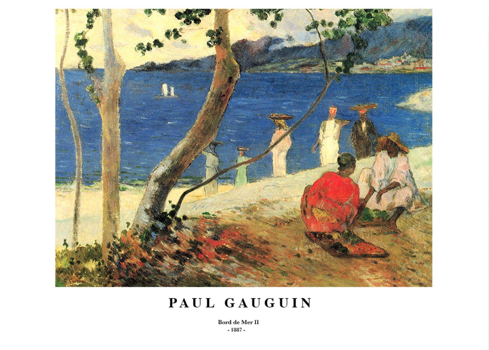 "Paul Gauguin - Bord de Mer II Poster"