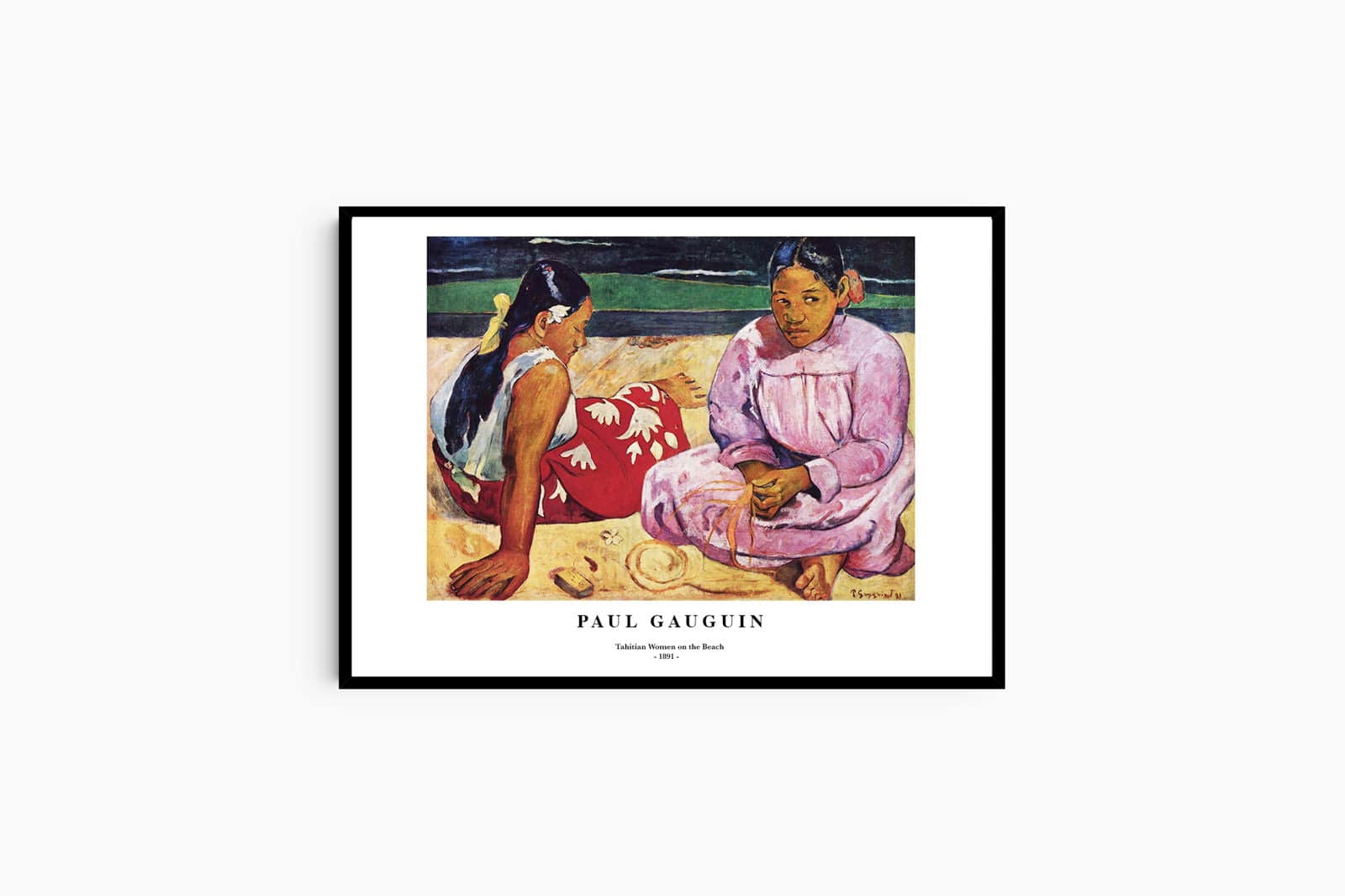"Paul Gauguin - Tahitian Woman on the Beach Poster"
