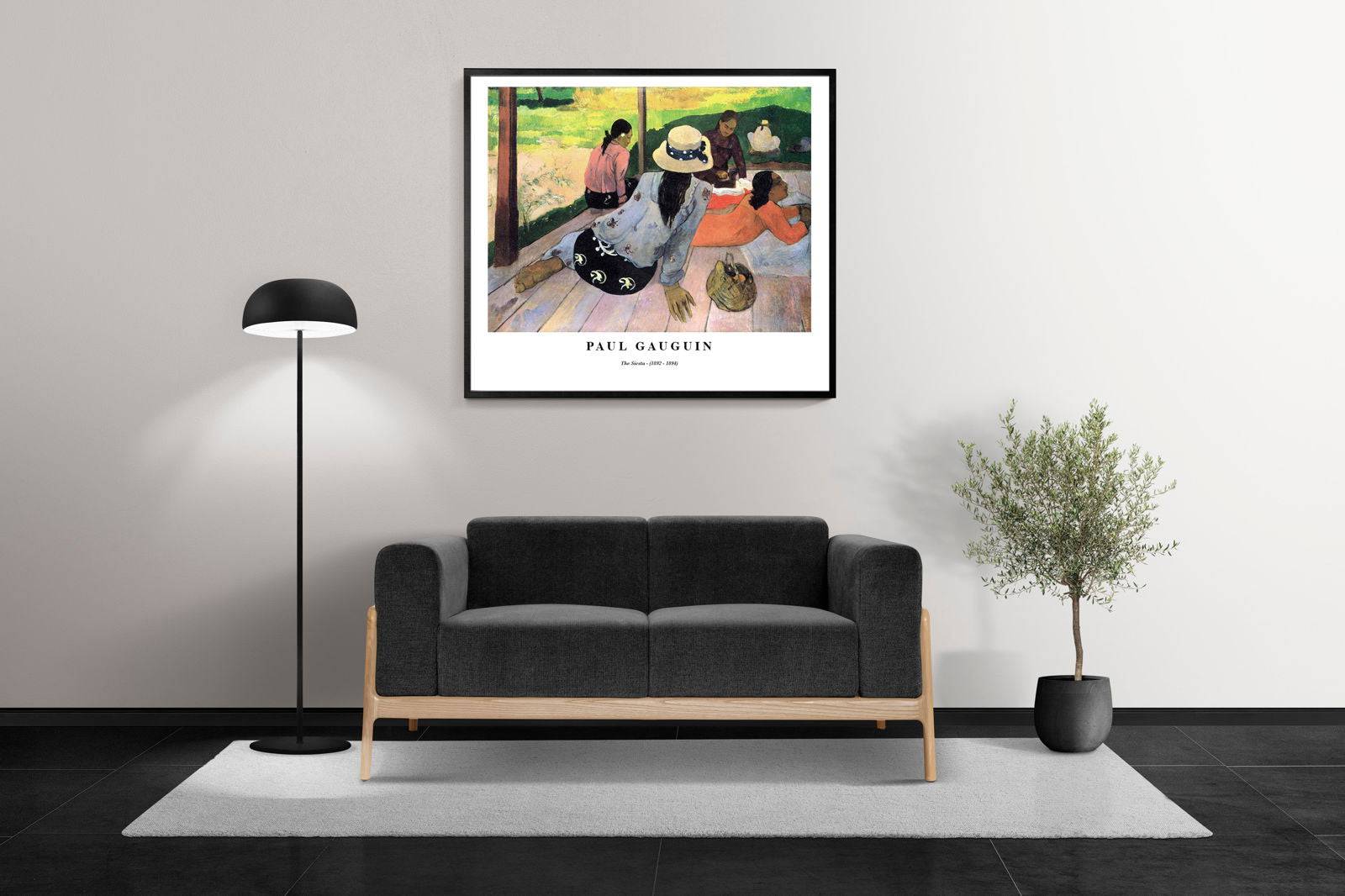 "Paul Gauguin - The Siesta Poster"