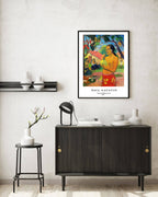 "Paul Gauguin - Woman Holding a Fruit Poster"
