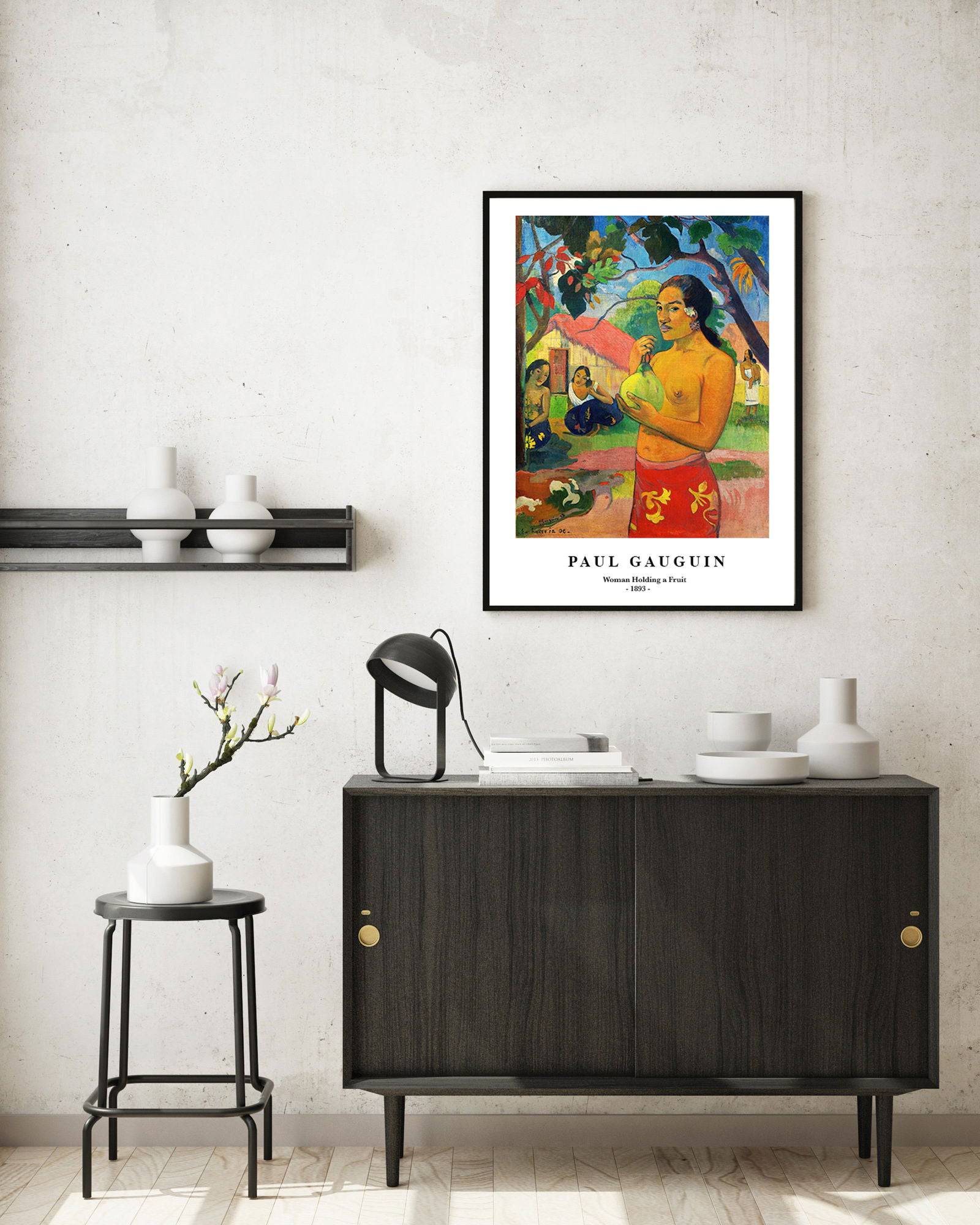 "Paul Gauguin - Woman Holding a Fruit Poster"