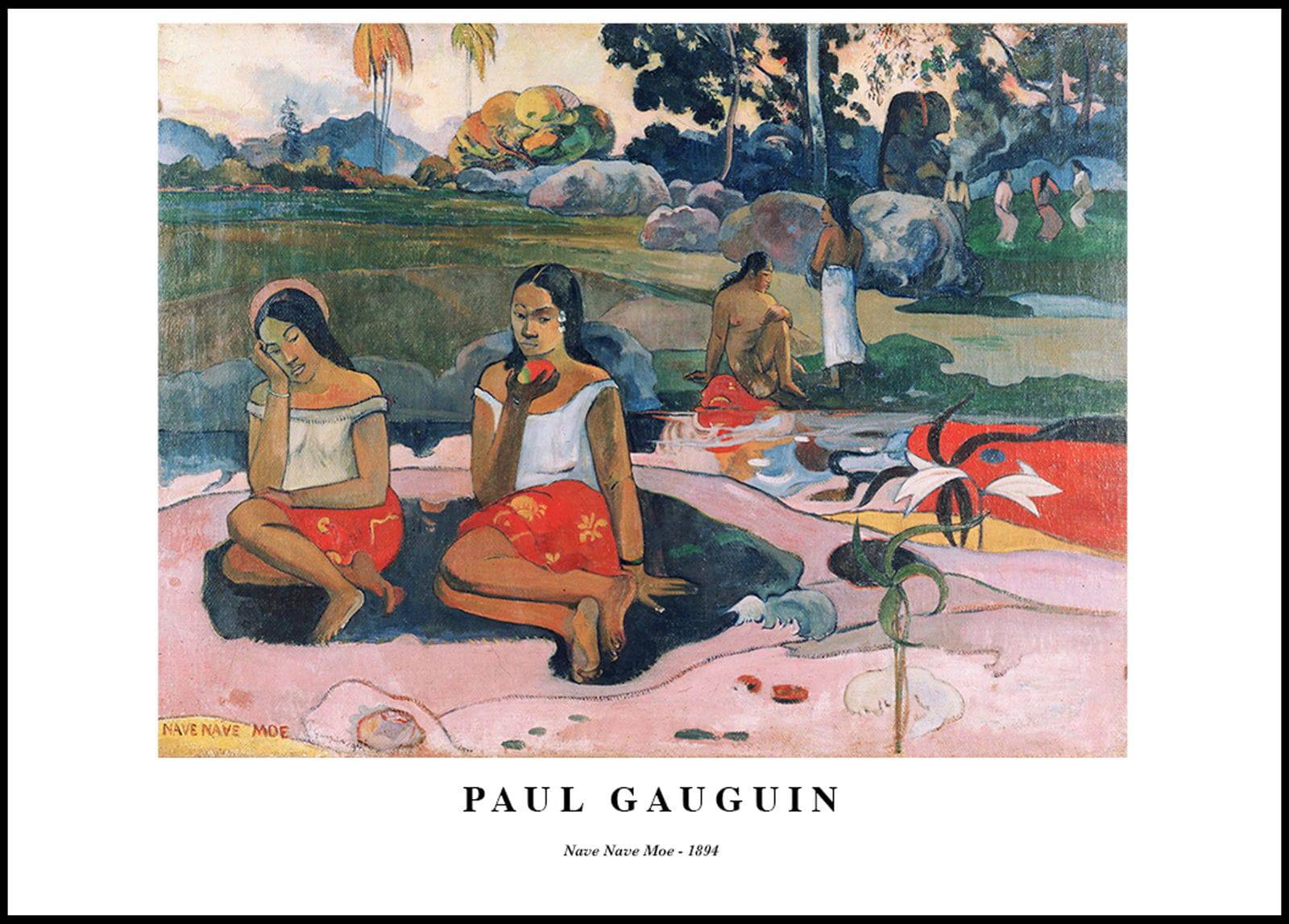 "Paul Gauguin - Nave Nave Moe Poster"