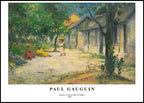 "Paul Gauguin - Femmes et Chevre dans le Village Poster"