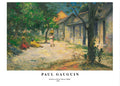 "Paul Gauguin - Femmes et Chevre dans le Village Poster"