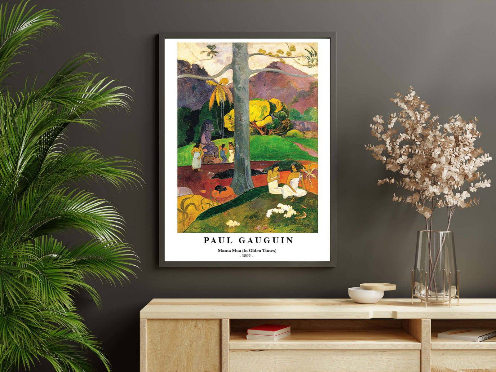 "Paul Gauguin - Mama Mua (In Olden Times) Poster"