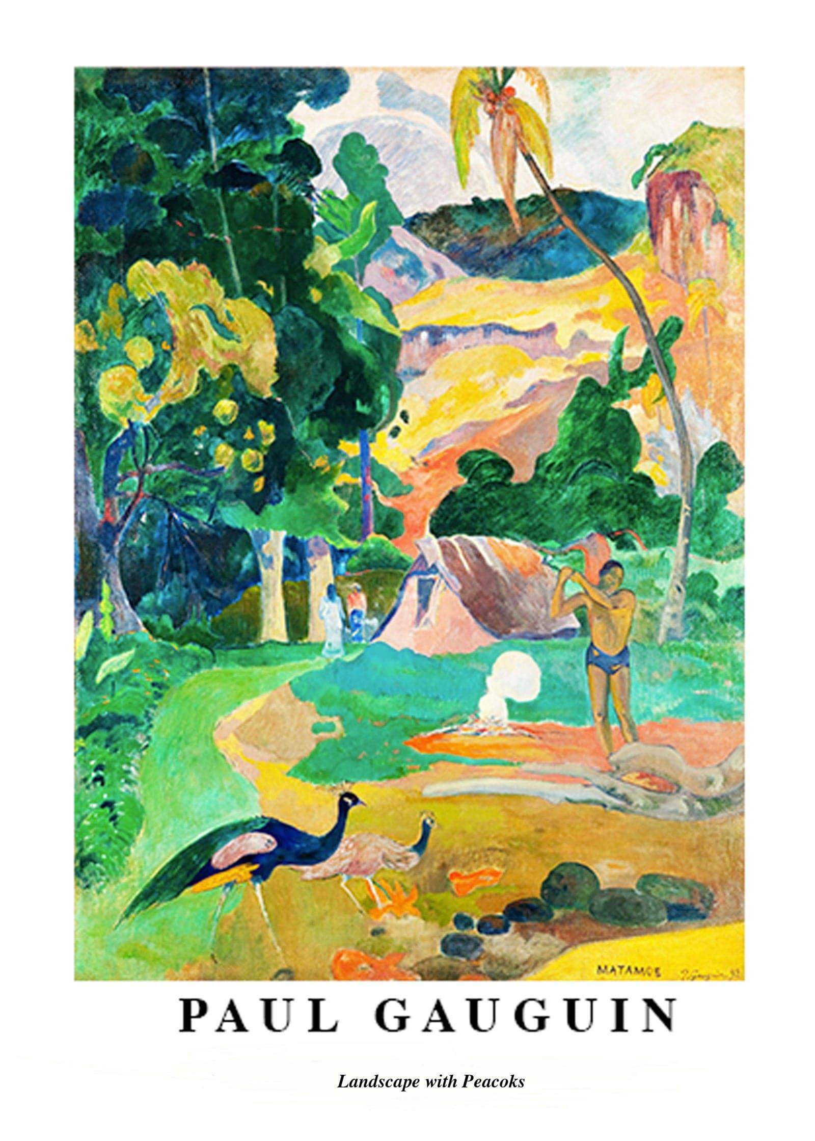 "Paul Gauguin - Matamoe Poster"