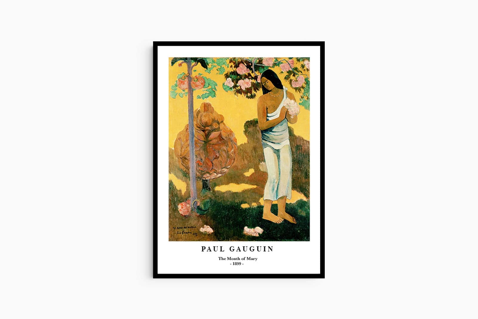 "Paul Gauguin - The Month of Mary Poster"
