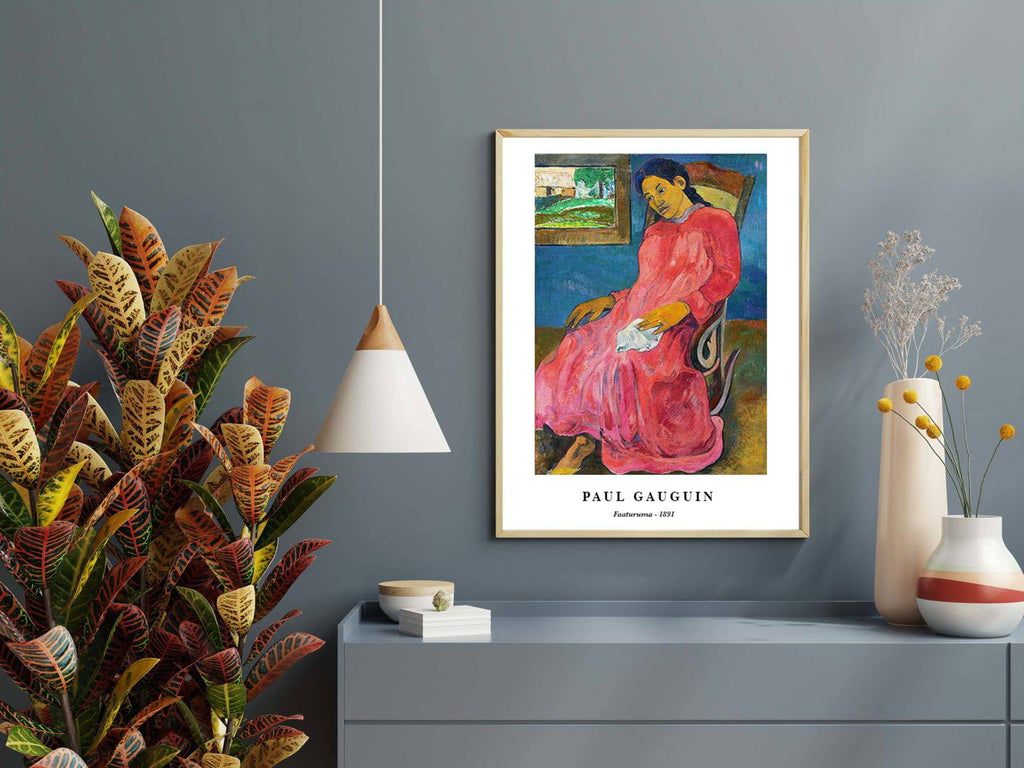"Paul Gauguin - Faaturuma Poster"