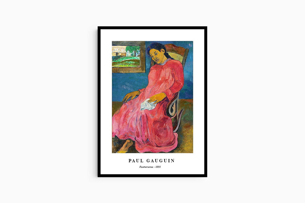 "Paul Gauguin - Faaturuma Poster"
