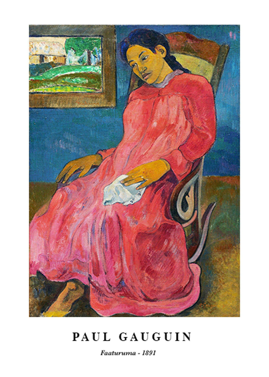 "Paul Gauguin - Faaturuma Poster"