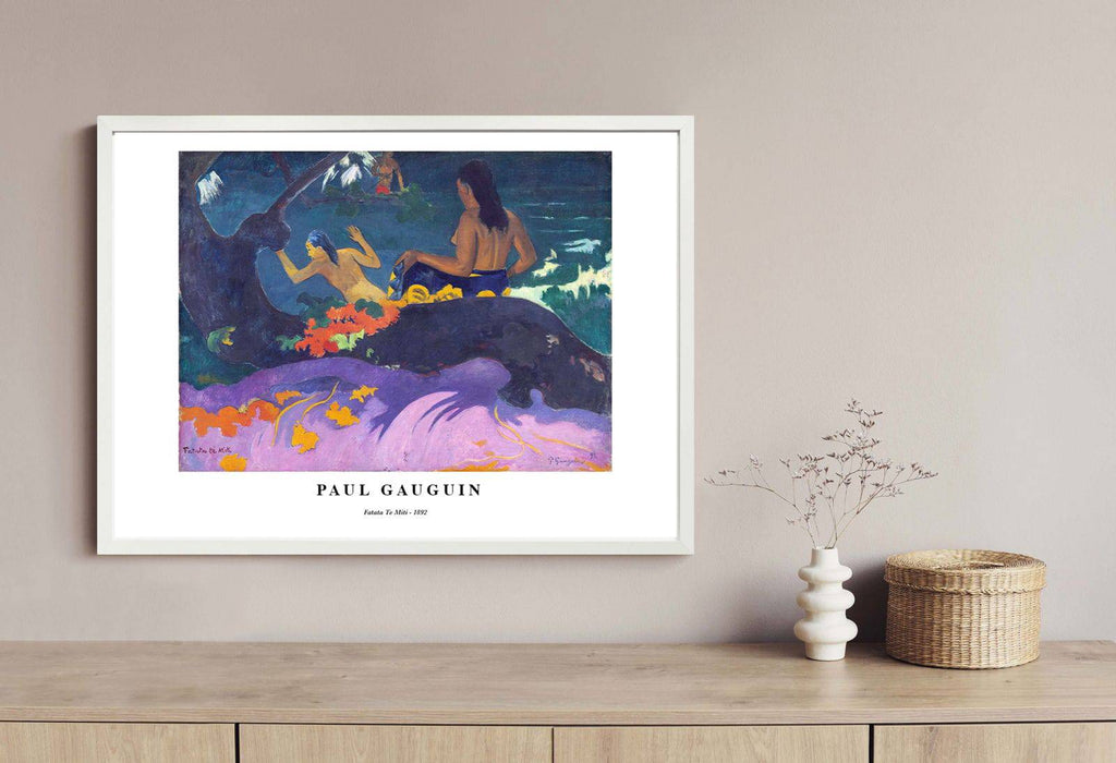 "Paul Gauguin - Fatata Te Miti Poster"