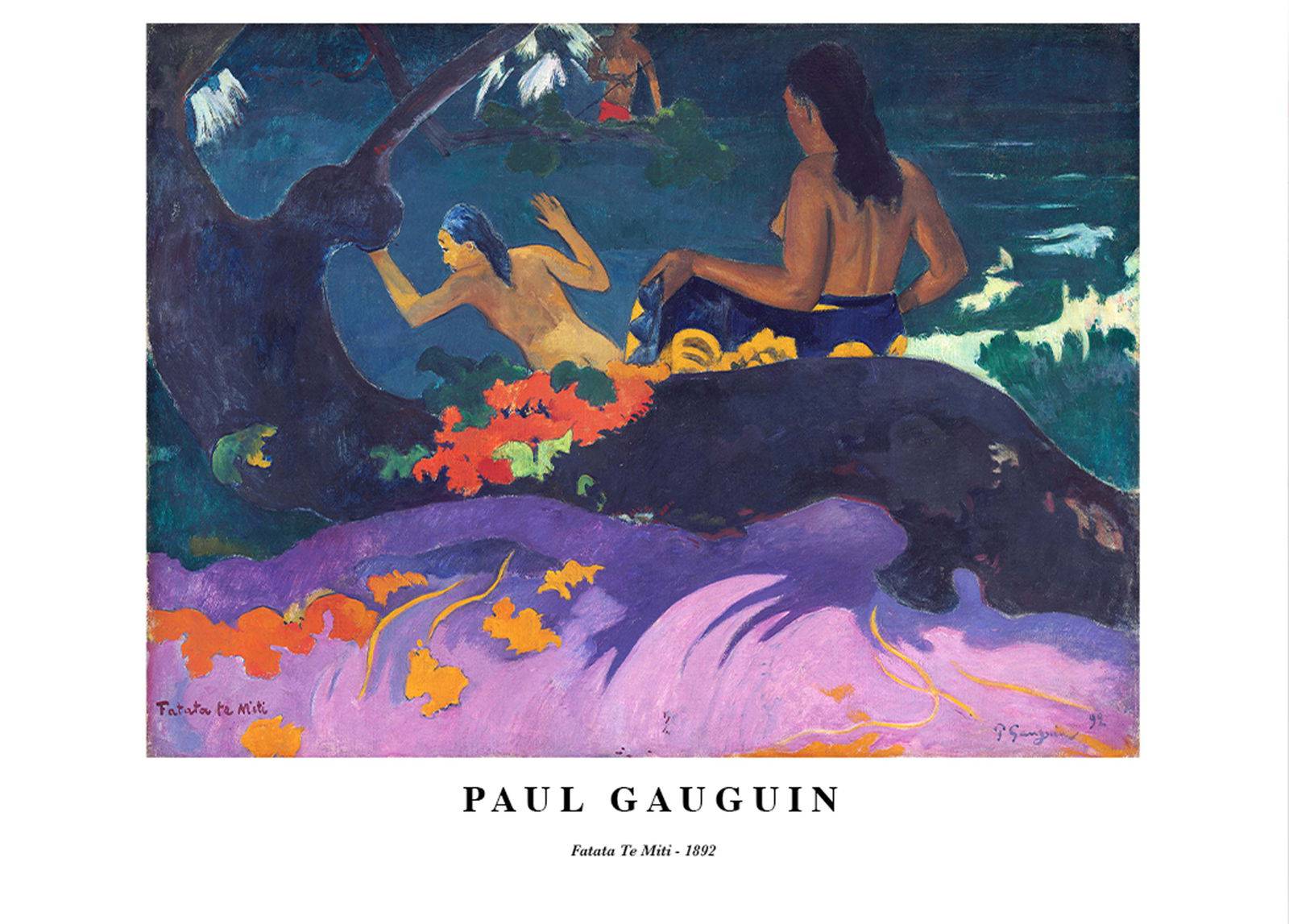 "Paul Gauguin - Fatata Te Miti Poster"