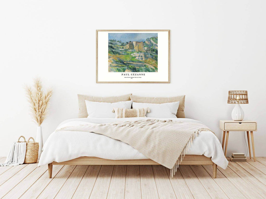 "Paul Cezanne - Houses in Provence: The Riaux Valley near L'Estaque Poster - Hakyarts"