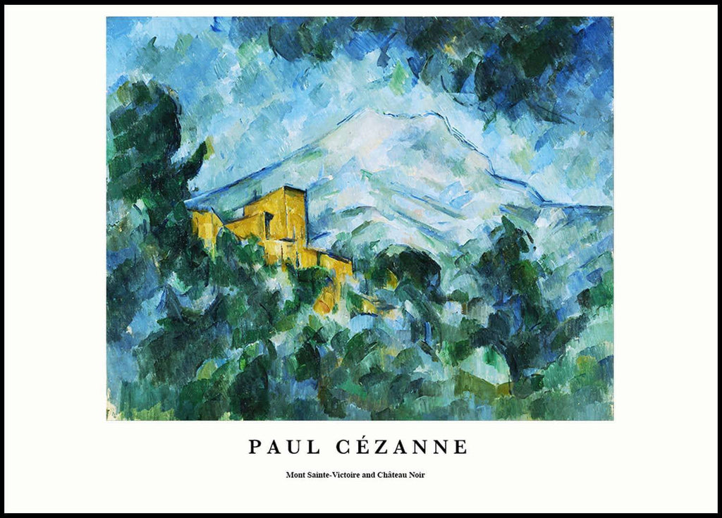 "Paul Cezanne - Mont Sainte-Victoire and Chateau Noir Poster"