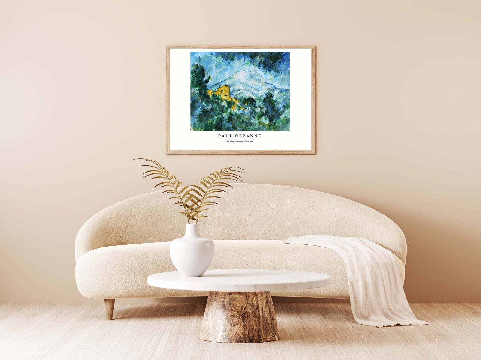 "Paul Cezanne - Mont Sainte-Victoire and Chateau Noir Poster"