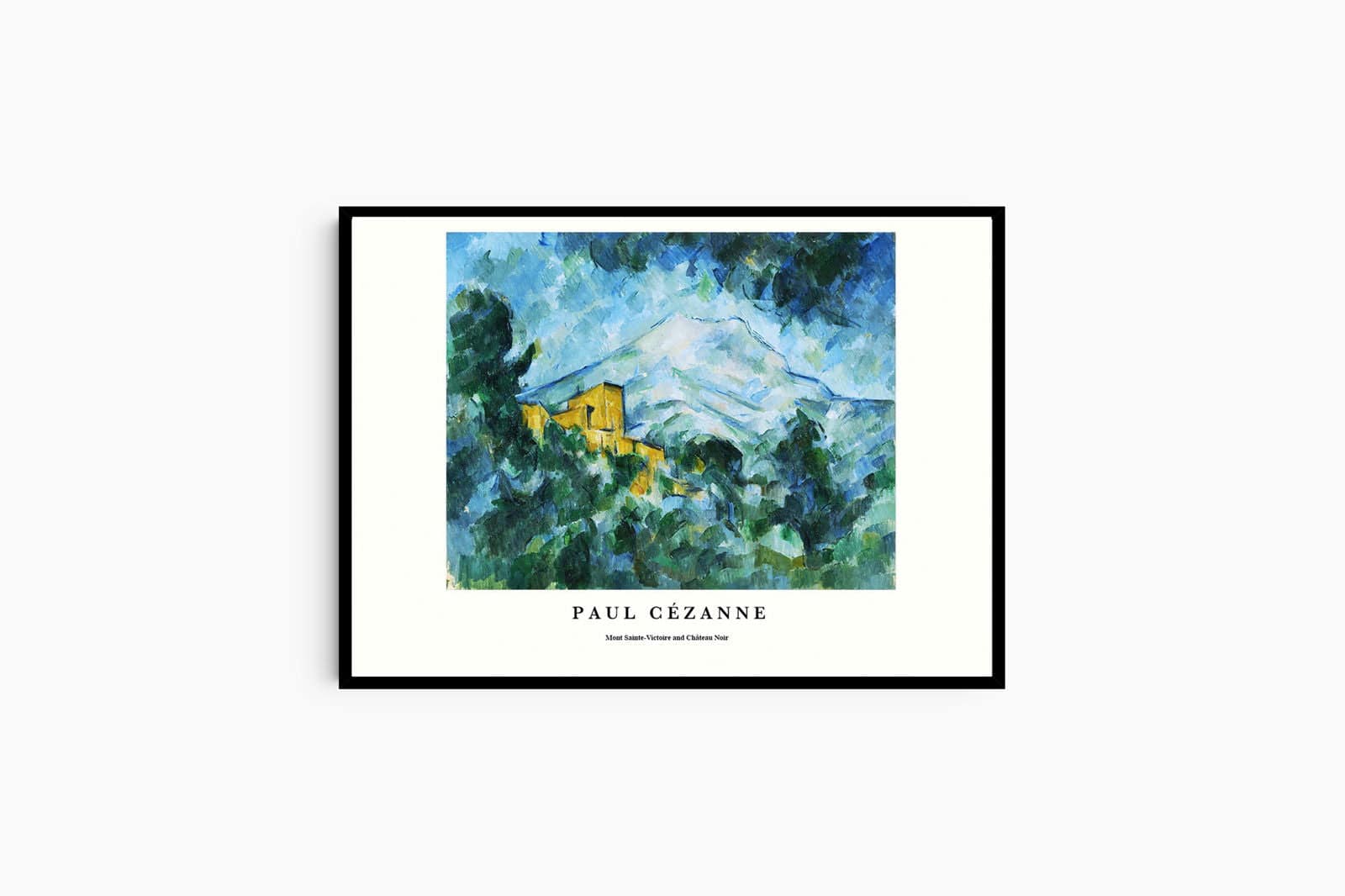 "Paul Cezanne - Mont Sainte-Victoire and Chateau Noir Poster"