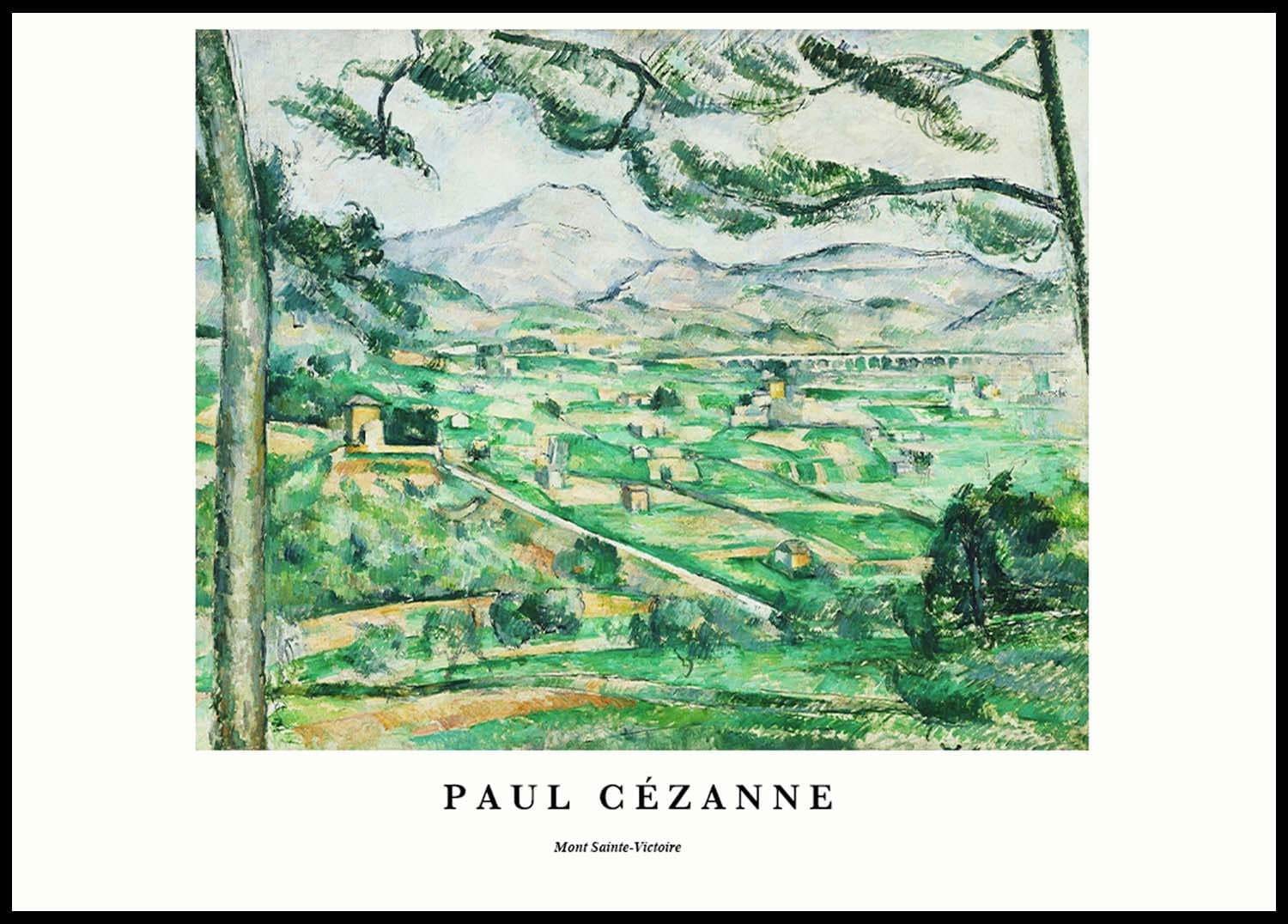 "Paul Cezanne - Mont Sainte-Victoire Poster - Hakyarts"