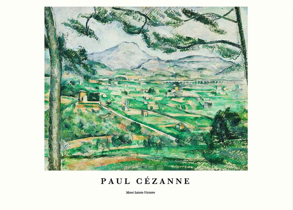"Paul Cezanne - Mont Sainte-Victoire Poster - Hakyarts"