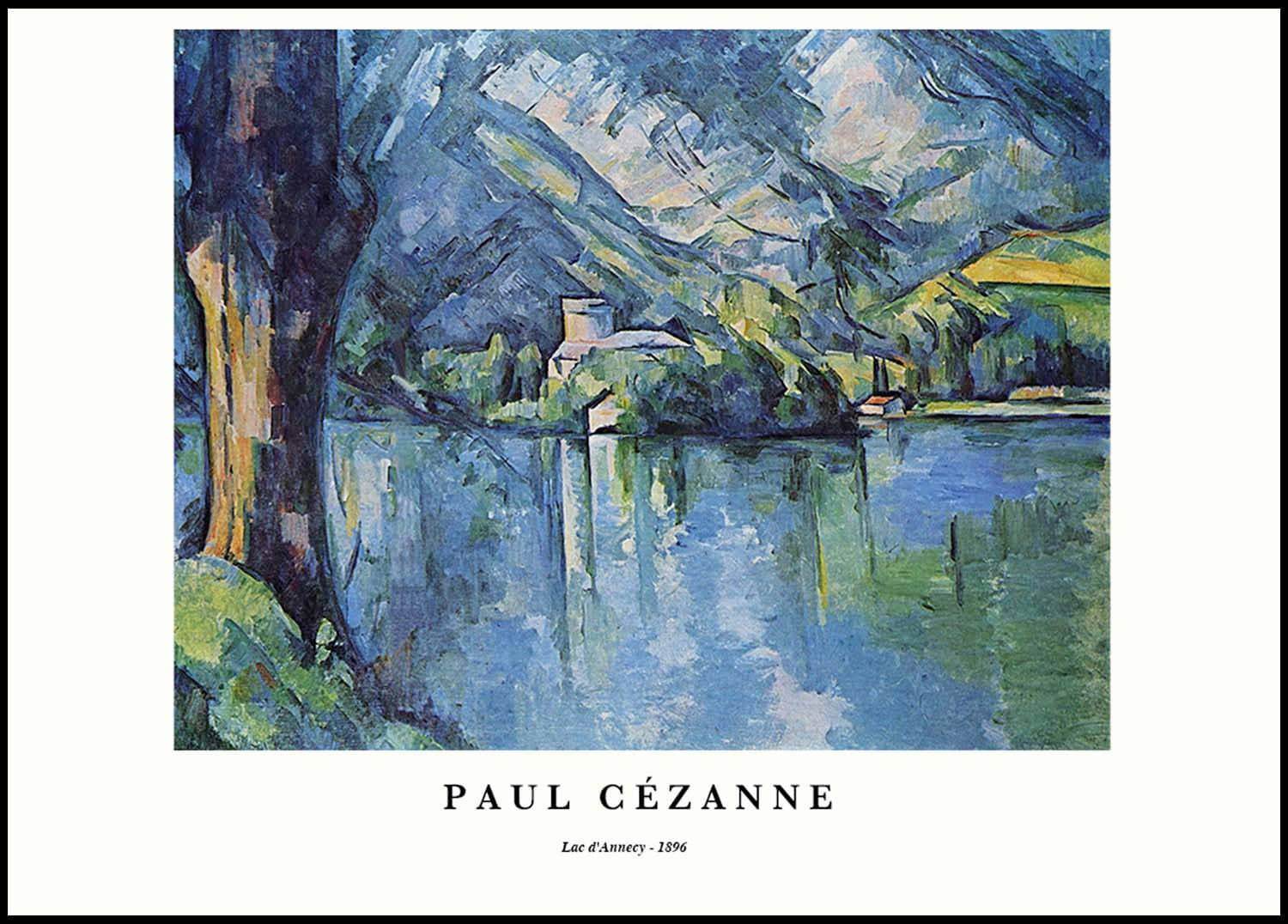 "Paul Cezanne - Lac d'Annecy Poster - Hakyarts"