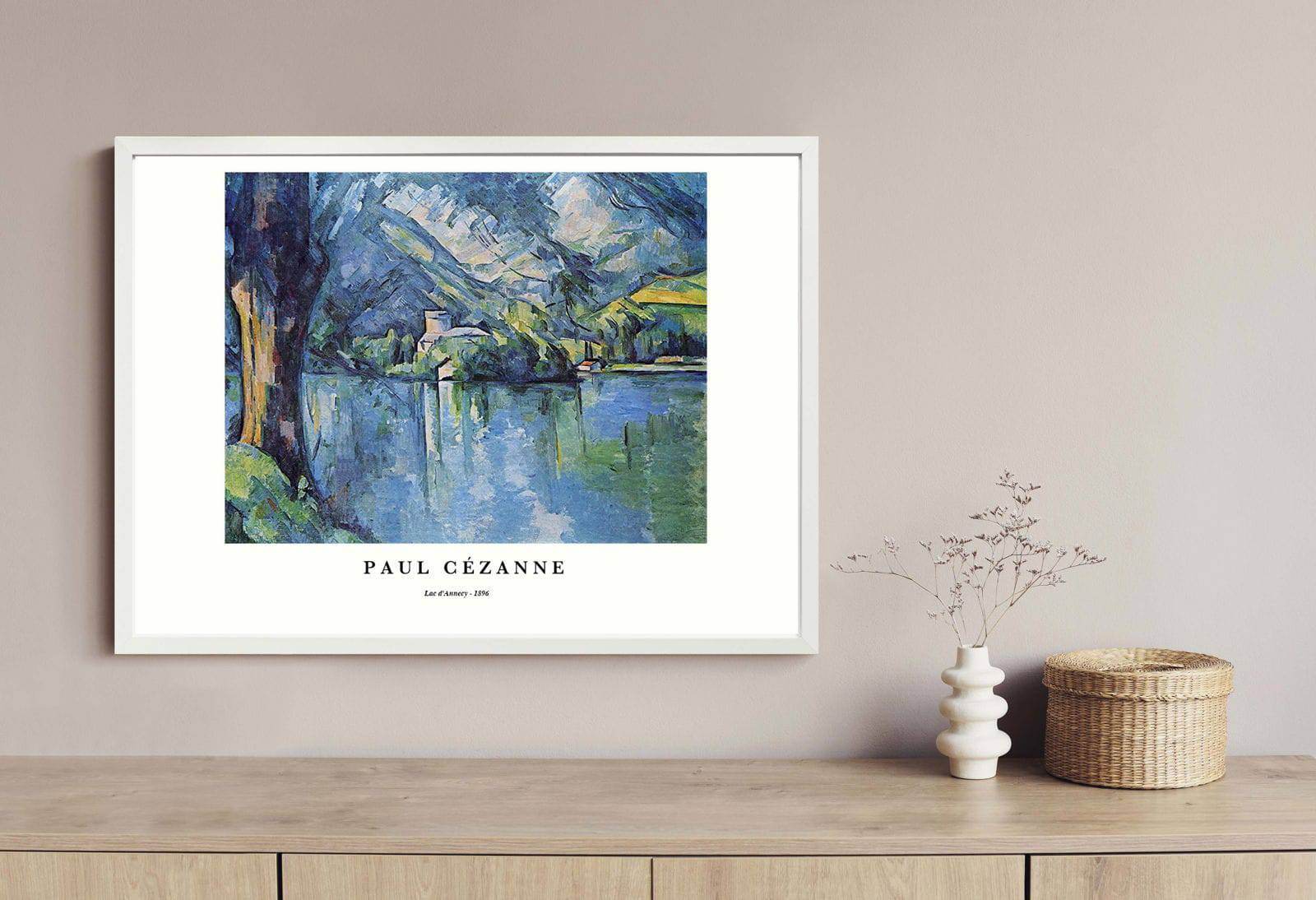 "Paul Cezanne - Lac d'Annecy Poster - Hakyarts"