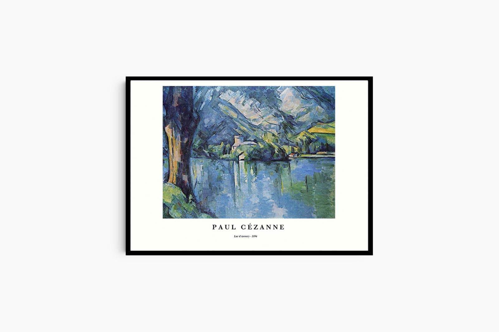 "Paul Cezanne - Lac d'Annecy Poster - Hakyarts"
