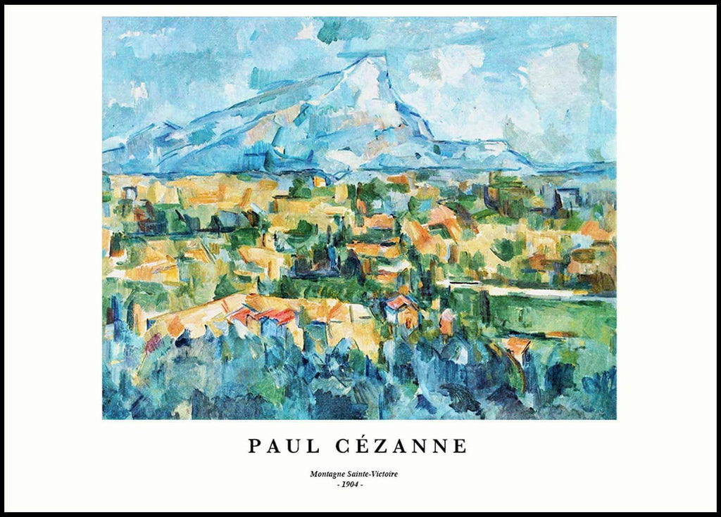 "Paul Cezanne - Montage Sainte-Victoire Poster - Hakyarts"