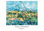 "Paul Cezanne - Montage Sainte-Victoire Poster - Hakyarts"