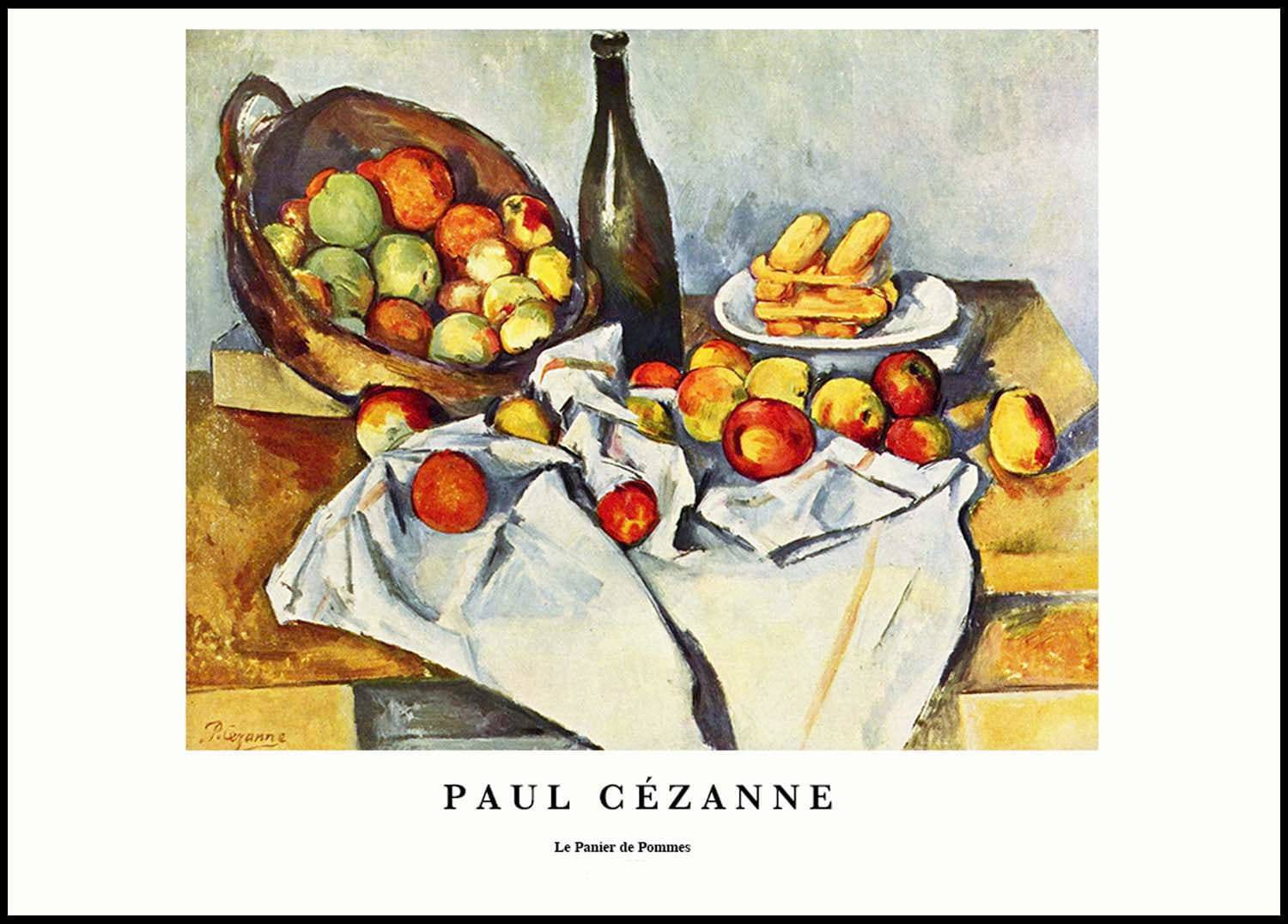 "Paul Cezanne - Le Panier des Pommes Poster"