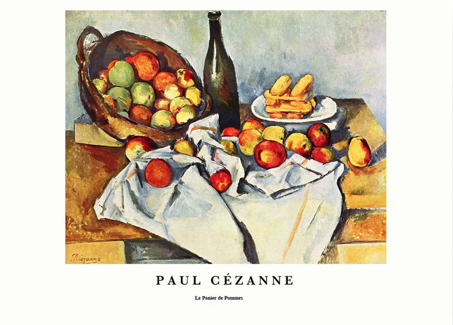 "Paul Cezanne - Le Panier des Pommes Poster"