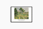 "Paul Cezanne - Mont Sainte-Victoire and the Viaduct of the Arc River Valley Poster - Hakyarts"