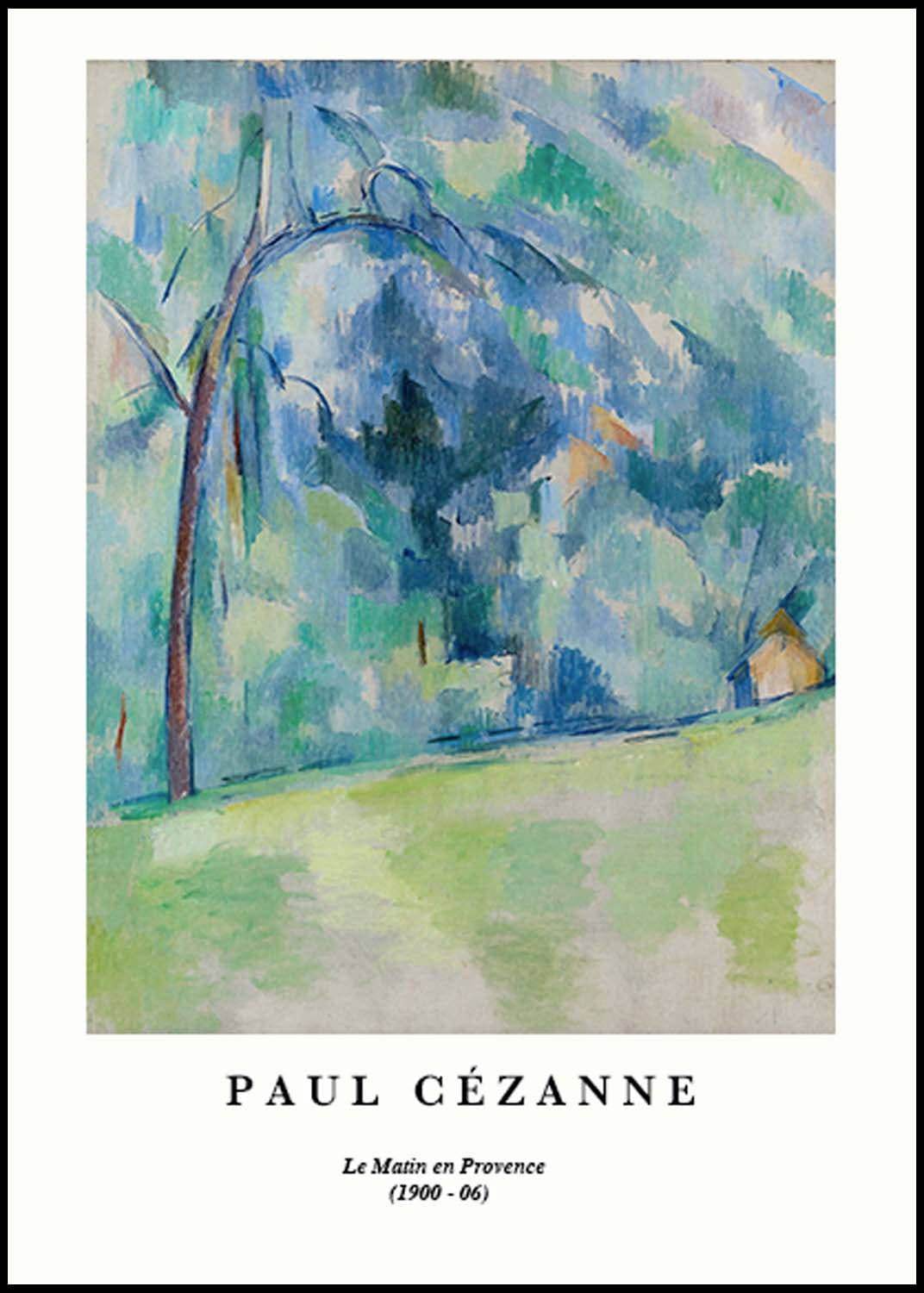 "Paul Cezanne - Le Matin en Provence Poster - Hakyarts"