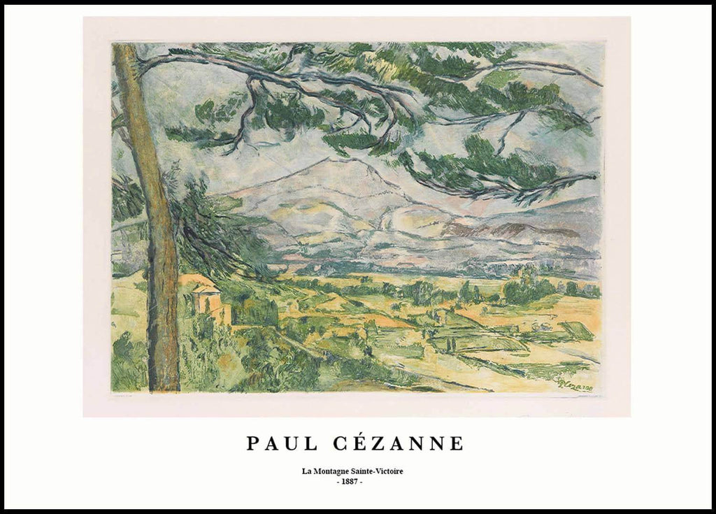 "Paul Cezanne - La Montagne Sainte-Victoire Poster - Hakyarts"