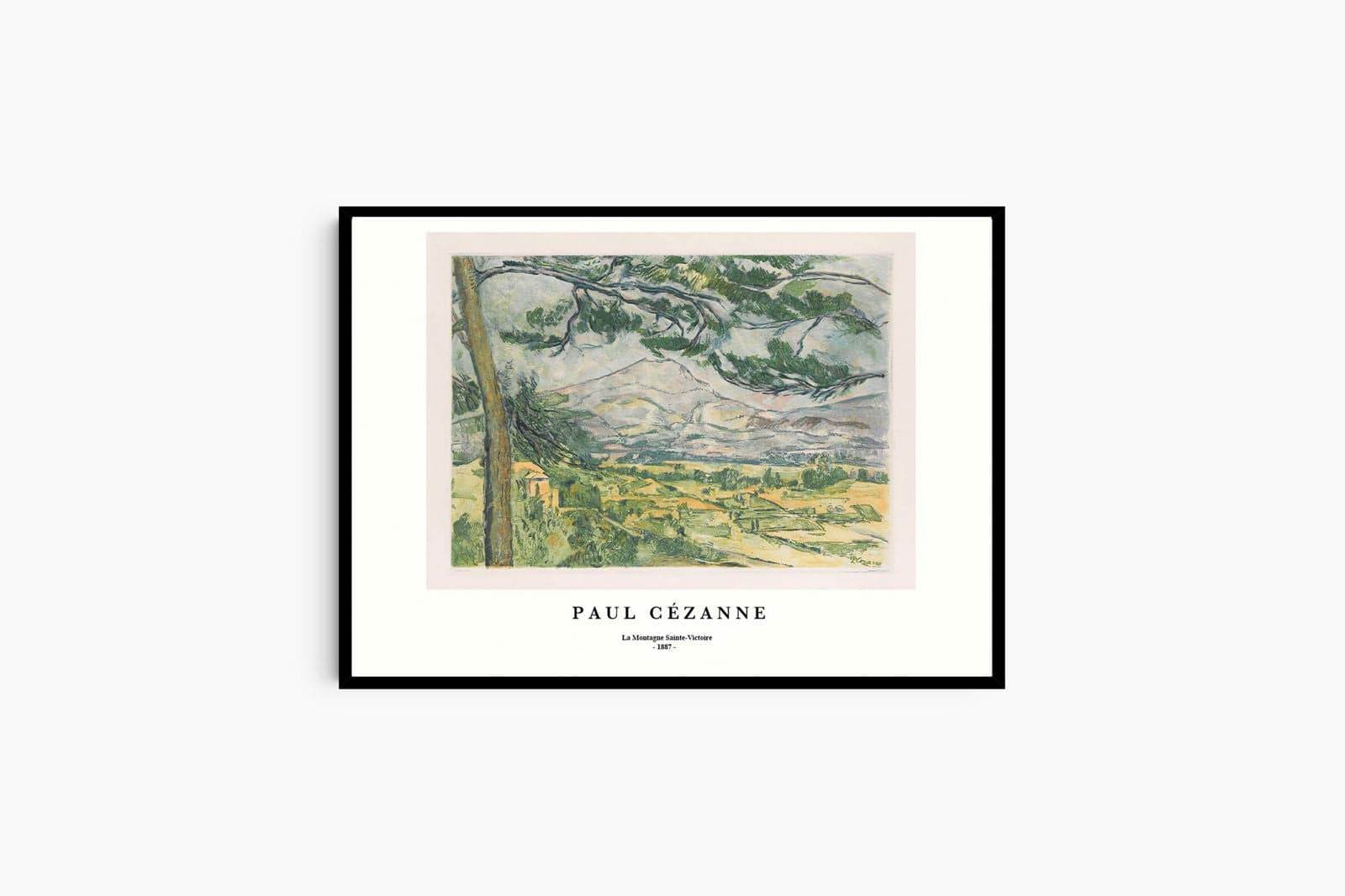 "Paul Cezanne - La Montagne Sainte-Victoire Poster - Hakyarts"