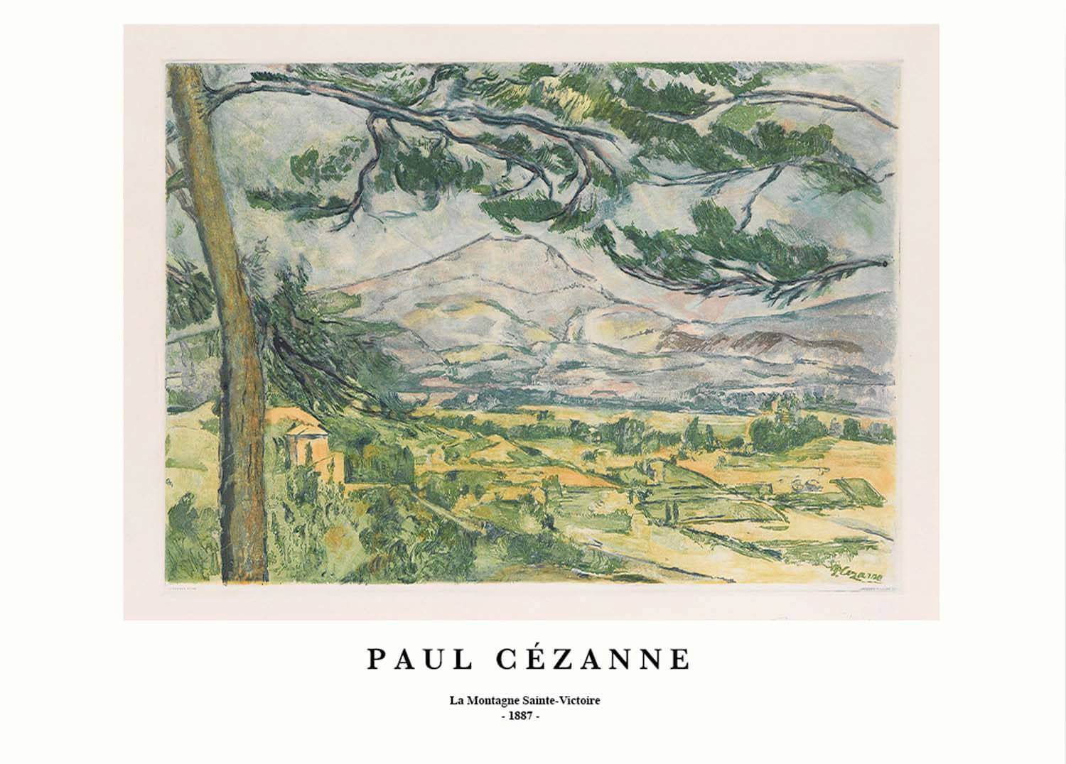 "Paul Cezanne - La Montagne Sainte-Victoire Poster - Hakyarts"
