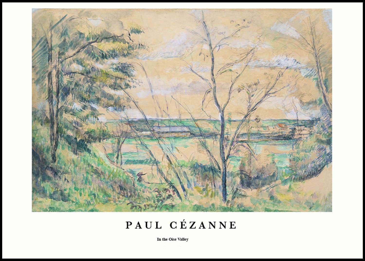 "Paul Cezanne - In The Oise Valley Poster - Hakyarts"