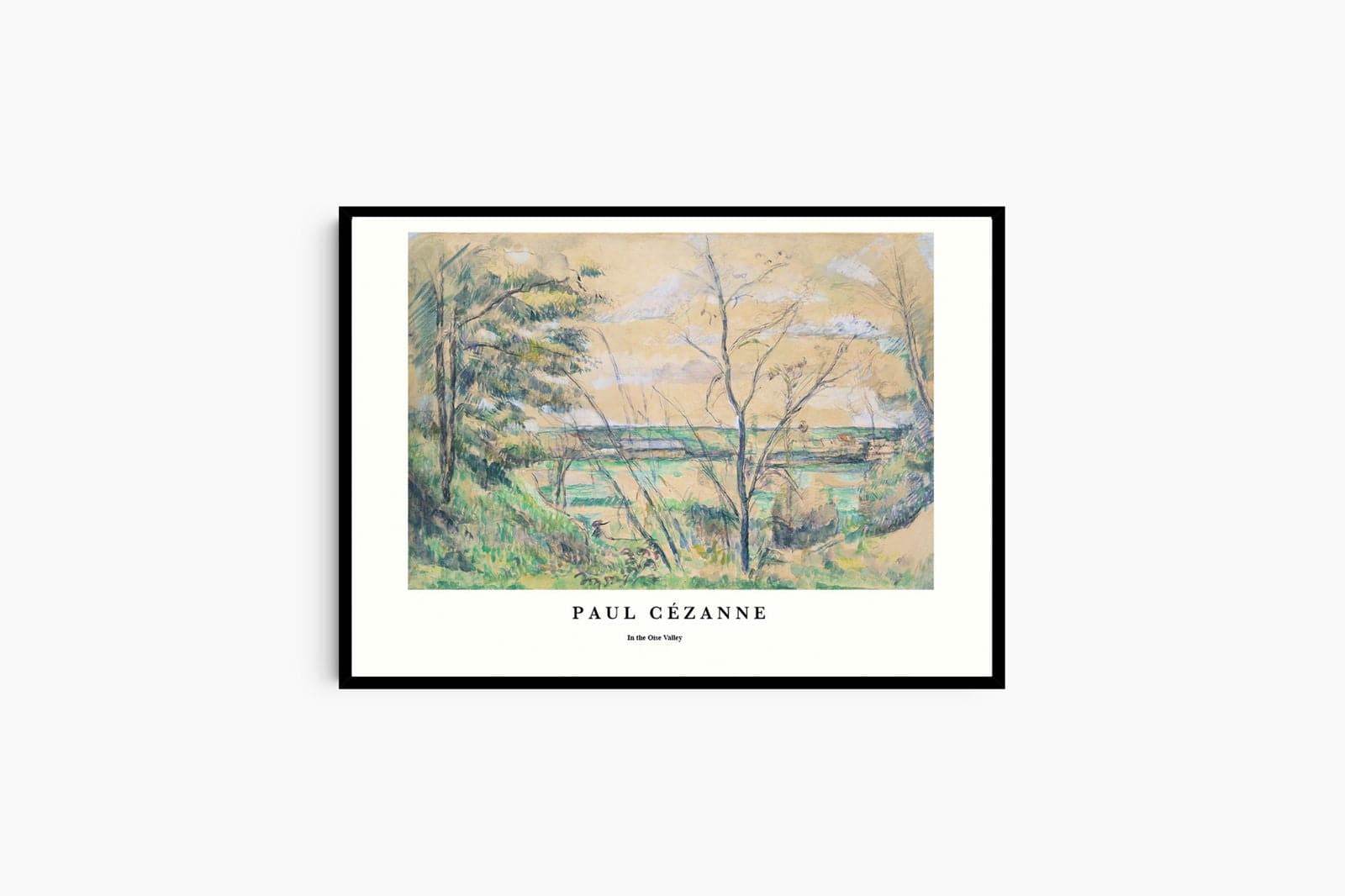 "Paul Cezanne - In The Oise Valley Poster - Hakyarts"