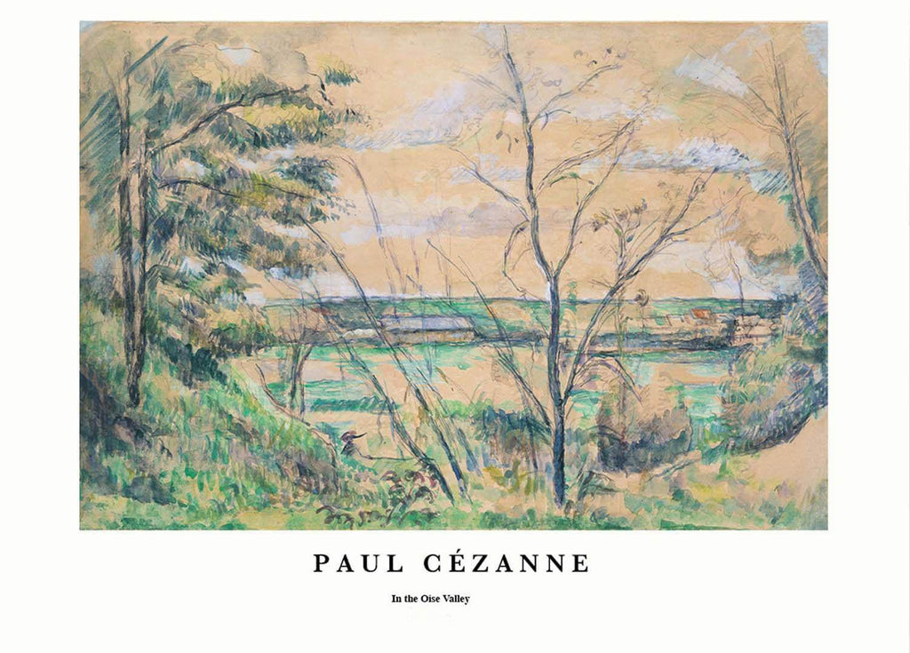 "Paul Cezanne - In The Oise Valley Poster - Hakyarts"