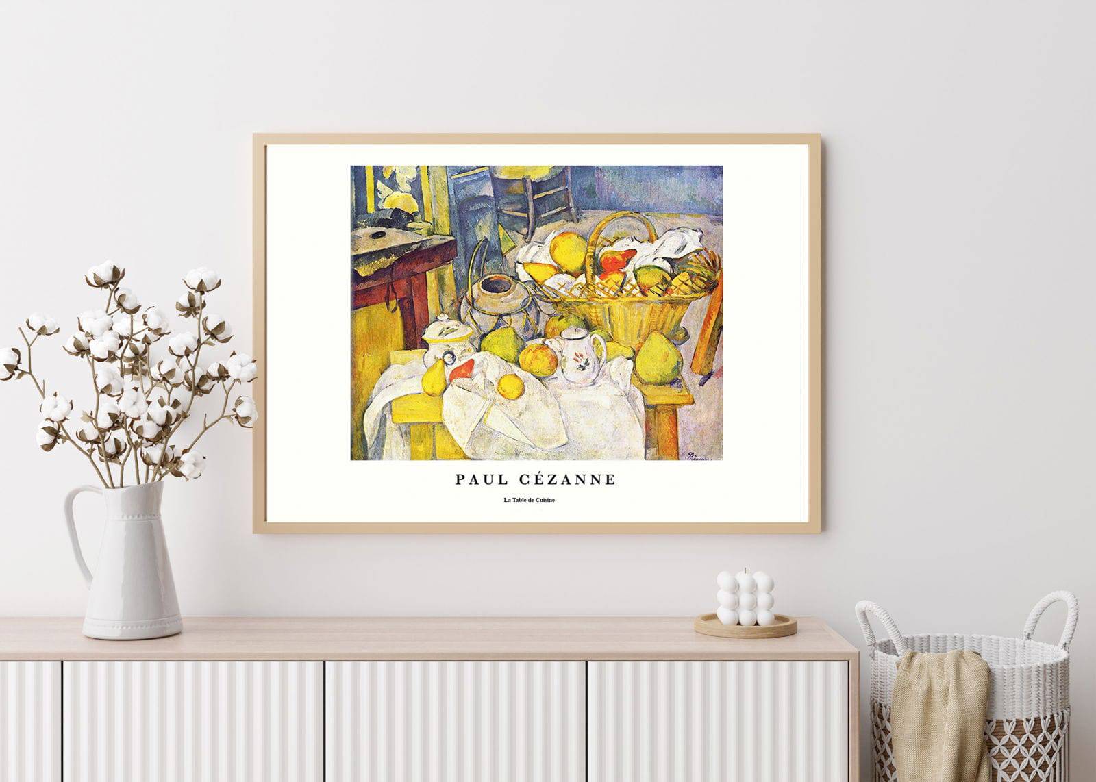 "Paul Cezanne - La Table de Cuisine Poster"