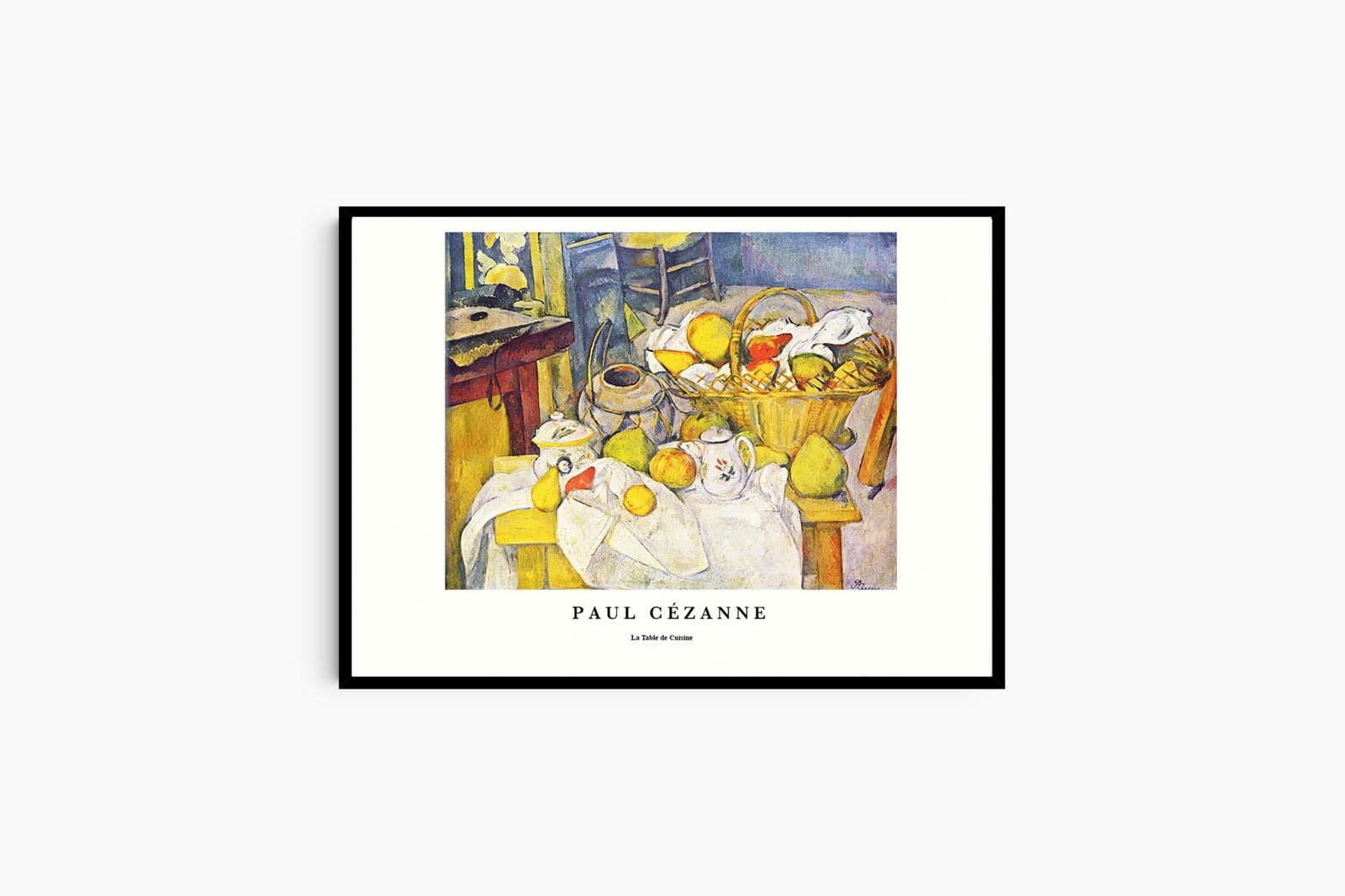 "Paul Cezanne - La Table de Cuisine Poster"