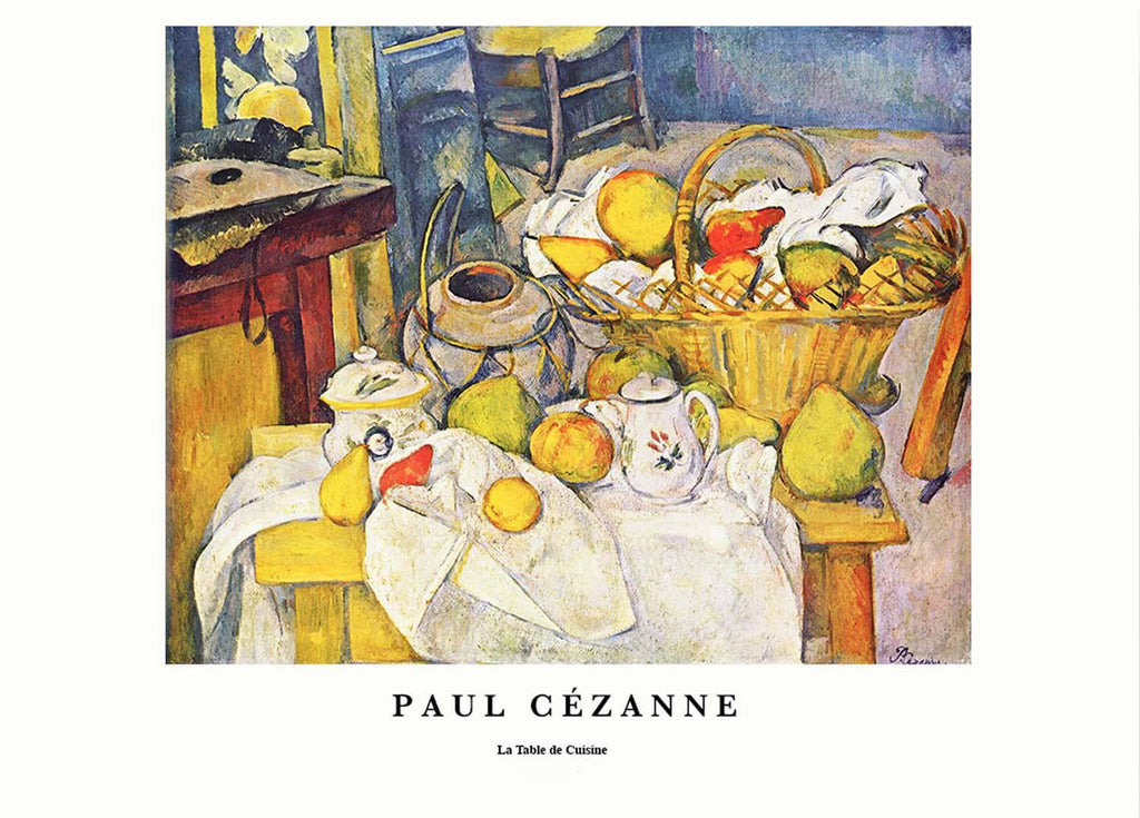 "Paul Cezanne - La Table de Cuisine Poster"