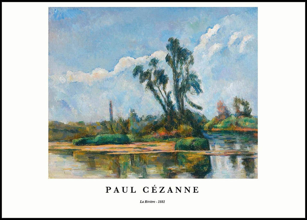 "Paul Cezanne - La Rivi√®re Poster - Hakyarts"