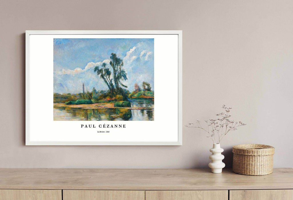 "Paul Cezanne - La Rivi√®re Poster - Hakyarts"