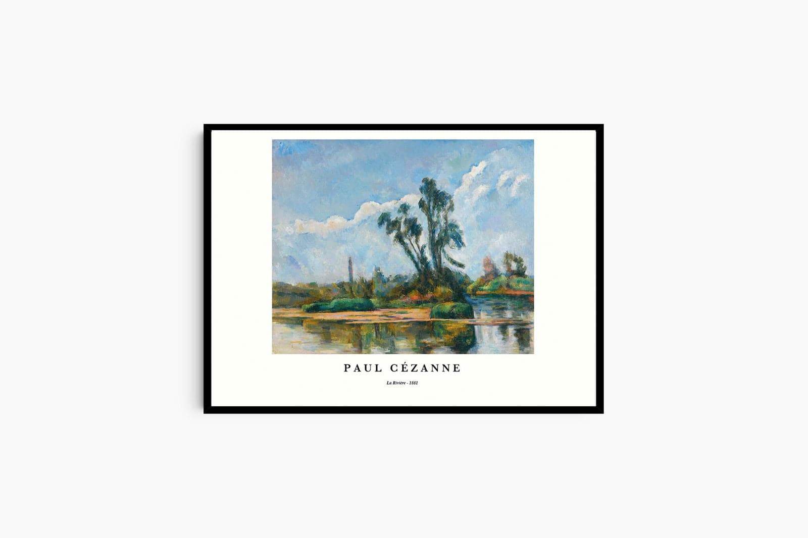 "Paul Cezanne - La Rivi√®re Poster - Hakyarts"