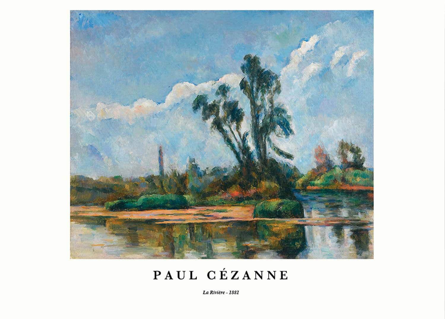 "Paul Cezanne - La Rivi√®re Poster - Hakyarts"